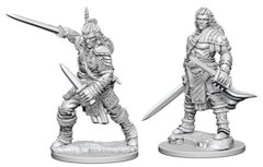 Human Male Fighter - Wizkids Unpainted Miniatures (72596)